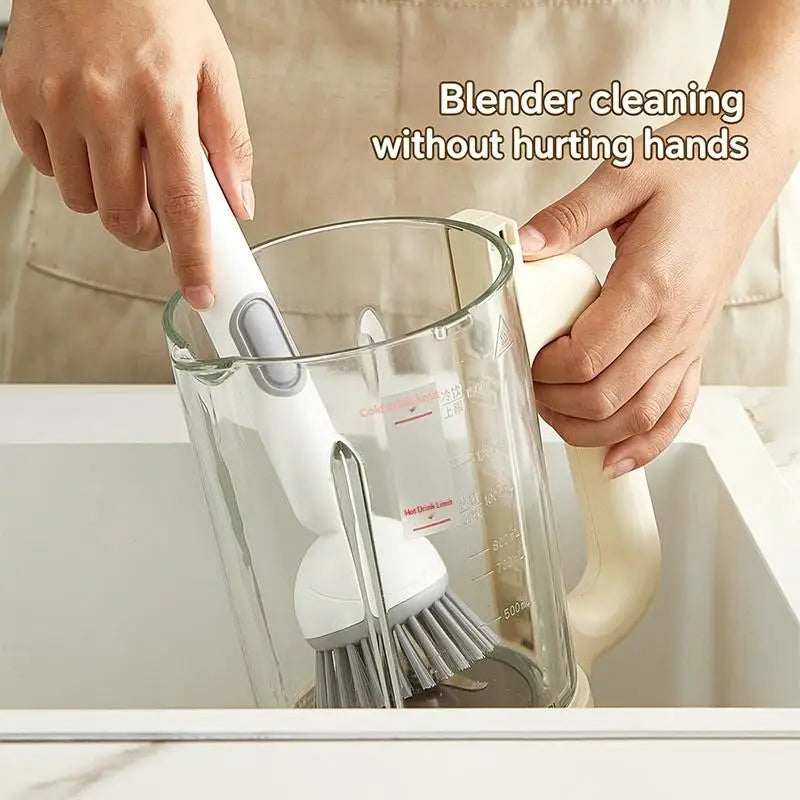 Soap Dispensing Dish Brush – Effortless Kitchen Cleaning